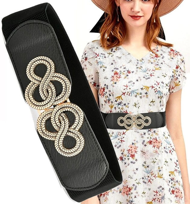 Sieviešu josta T89, melna