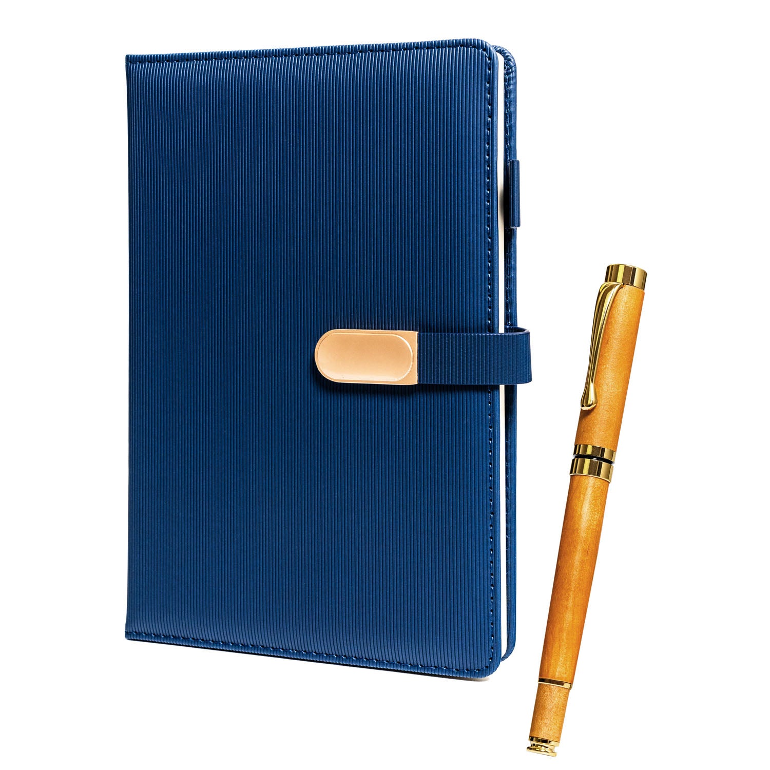 Dāvanu komplekts: eleganta granātābolu krāsas A5 piezīmju grāmatiņa un melna pildspalva