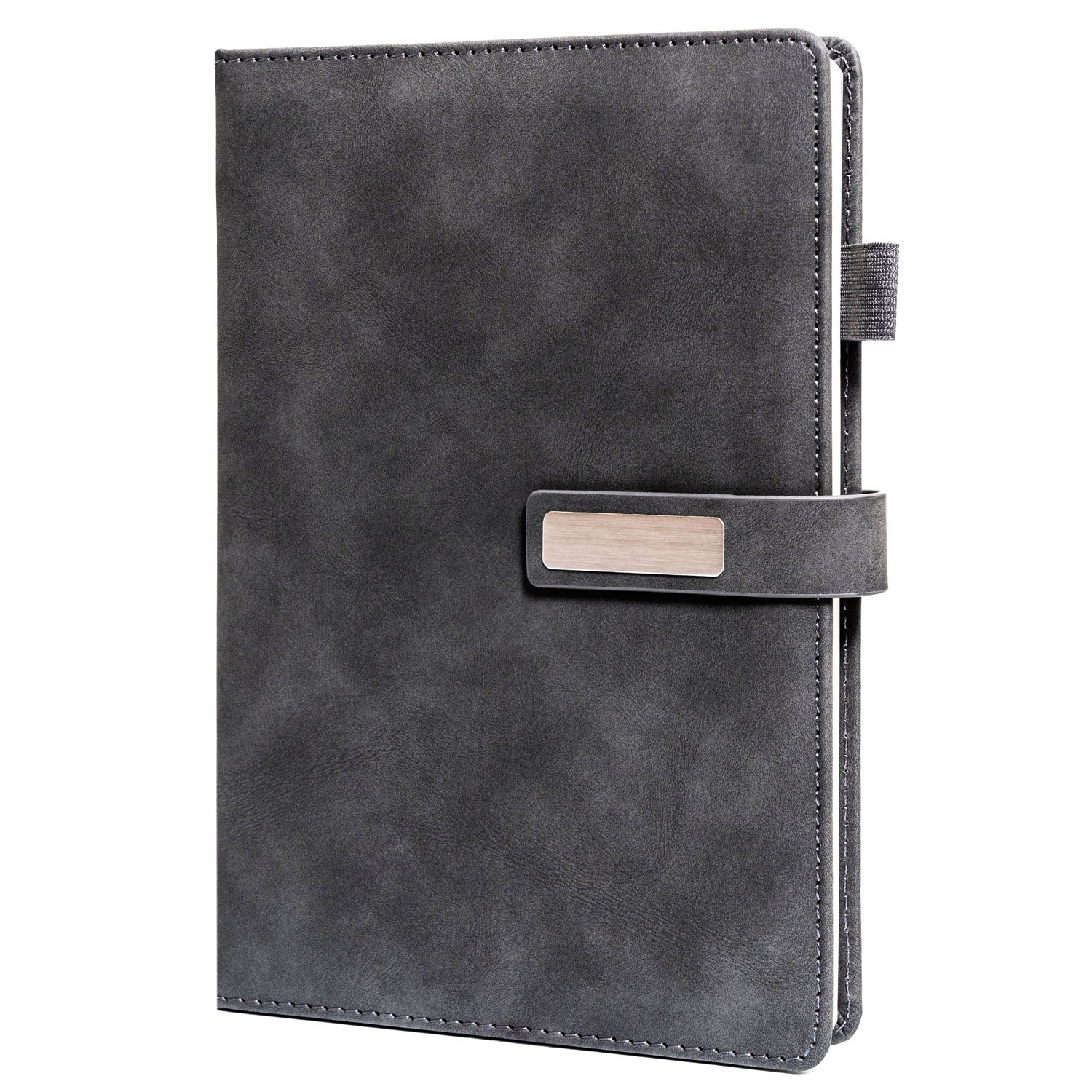 Dāvanu komplekts: melna A5 līnijotu piezīmju grāmatiņa un melna pildspalva