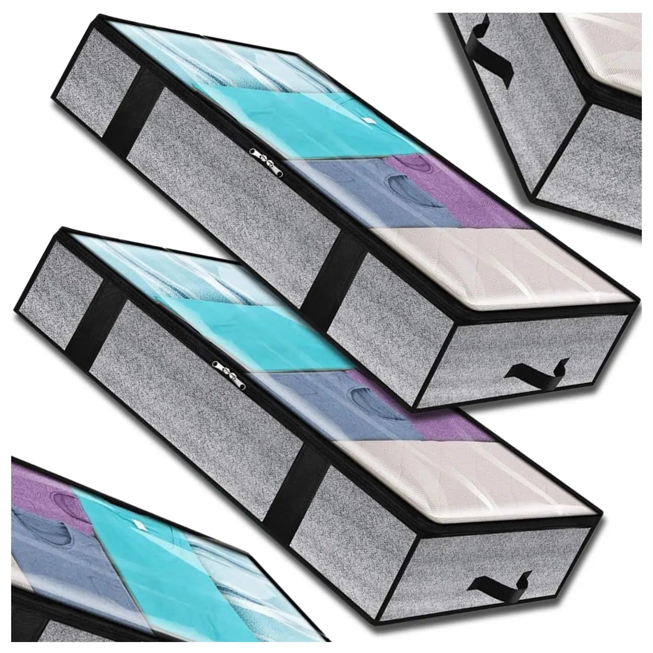 Putekļu necaurlaidīgs gultasveļas maisiņš, 2 gab.