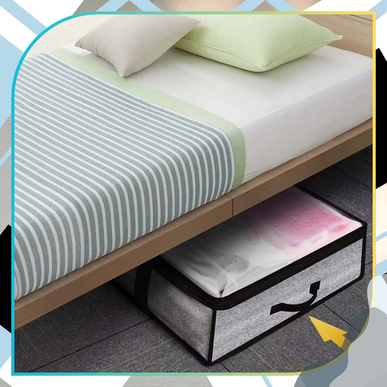 Putekļu necaurlaidīgs gultasveļas maisiņš, liels