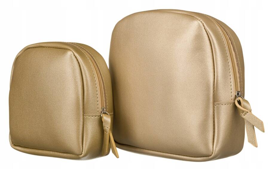 Divdaļīgs sieviešu kosmētikas komplekts K11, zelta krāsā