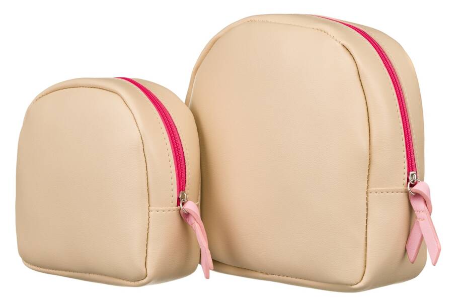 Divdaļīgs sieviešu kosmētikas komplekts K12, bēšs