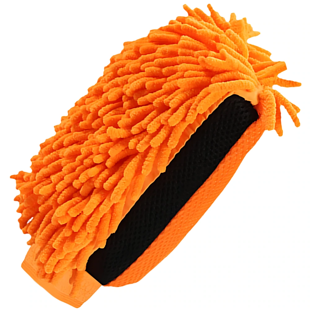 Divpusējs mikrošķiedras cimds M16, oranžs