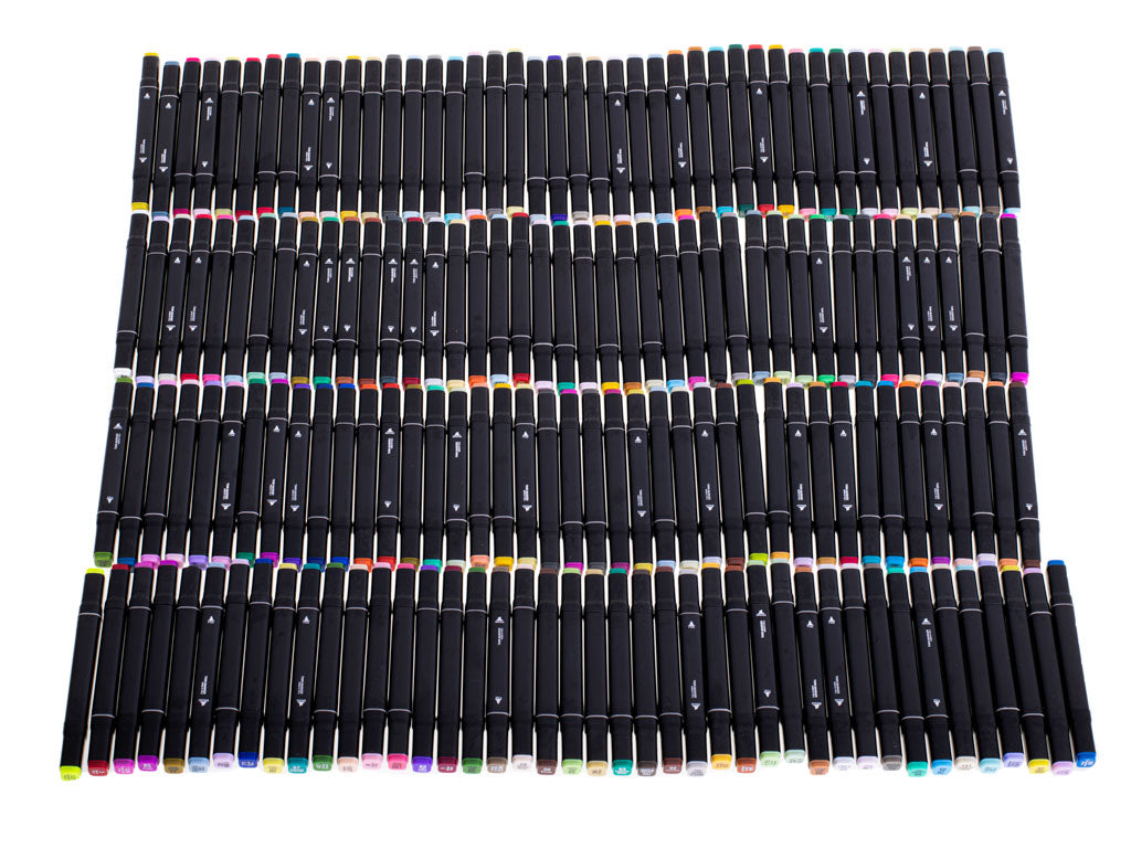 Divpusēji marķieri, 168 gab.