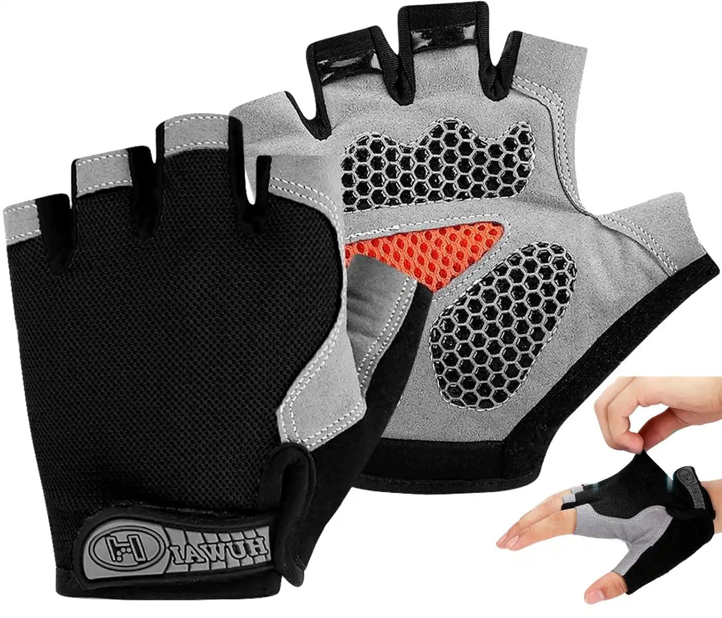 Velosipēda cimdi SA74 melni