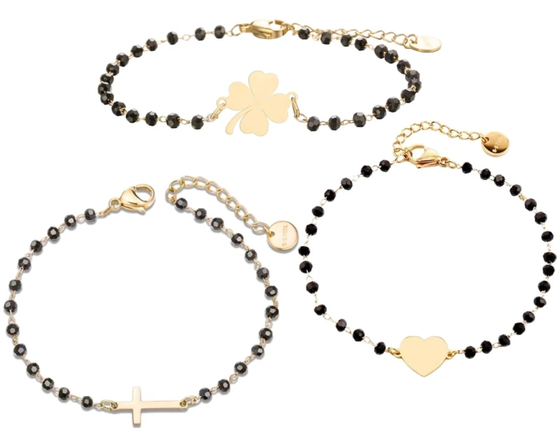 Elegants rokassprādžu komplekts, 3 daļas