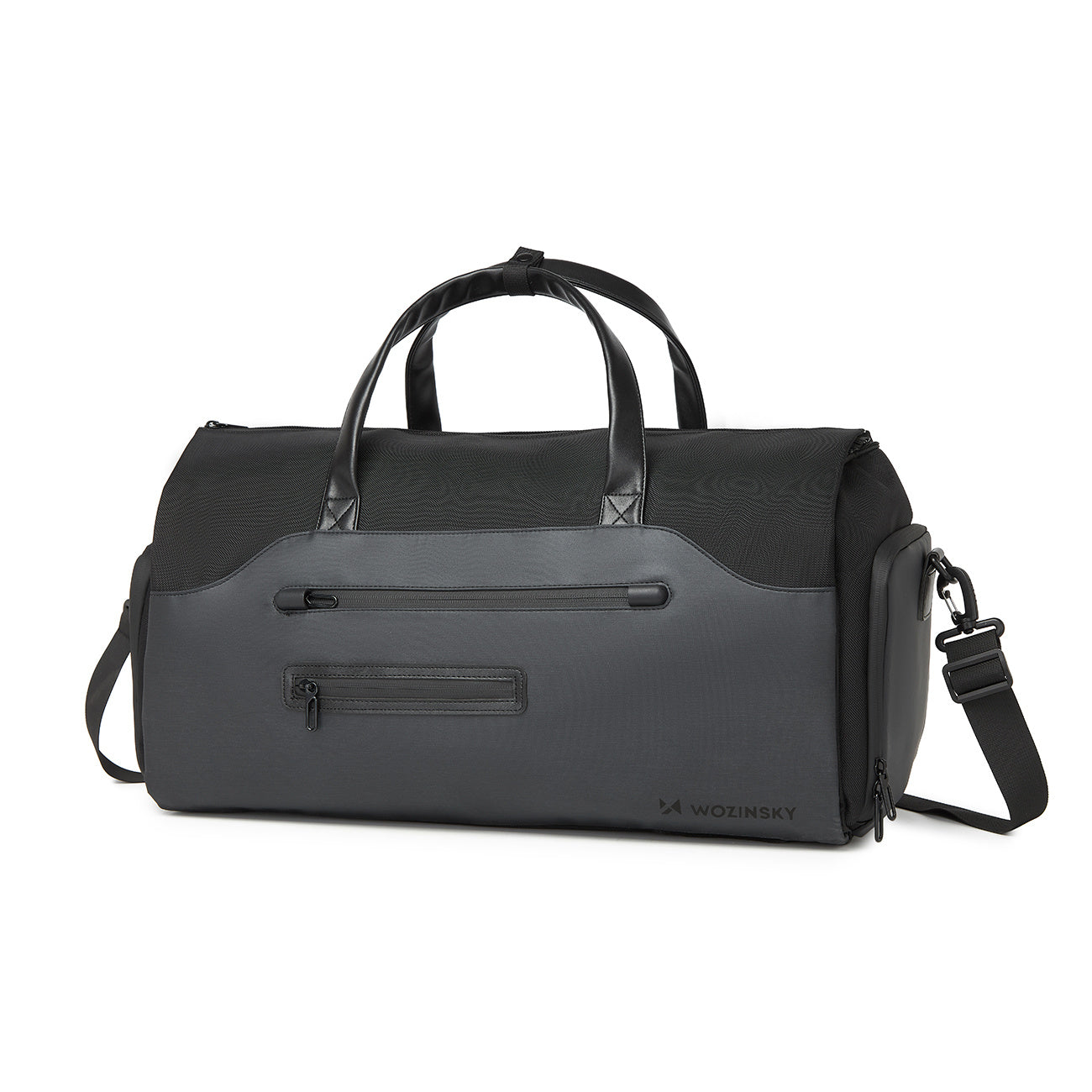 Uzvalka ceļojumu soma Wozinsky Premium, 45L, melna