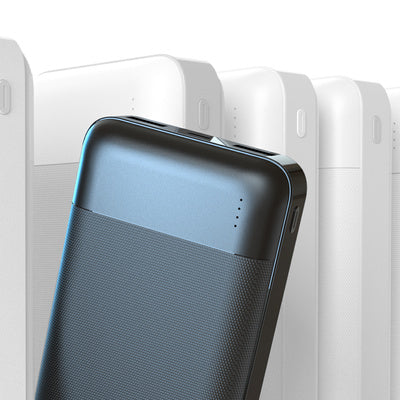 Ārējais akumulators Dudao K18-1W 10000mAh, melns