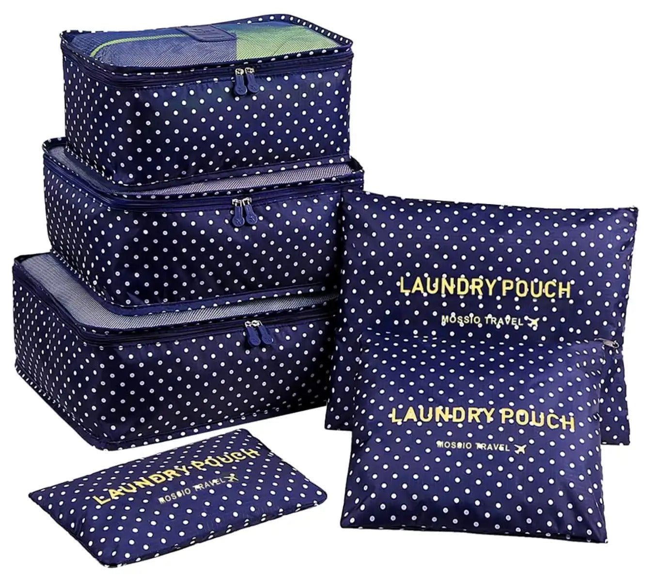 Čemodāna ieliktņu komplekts, zils