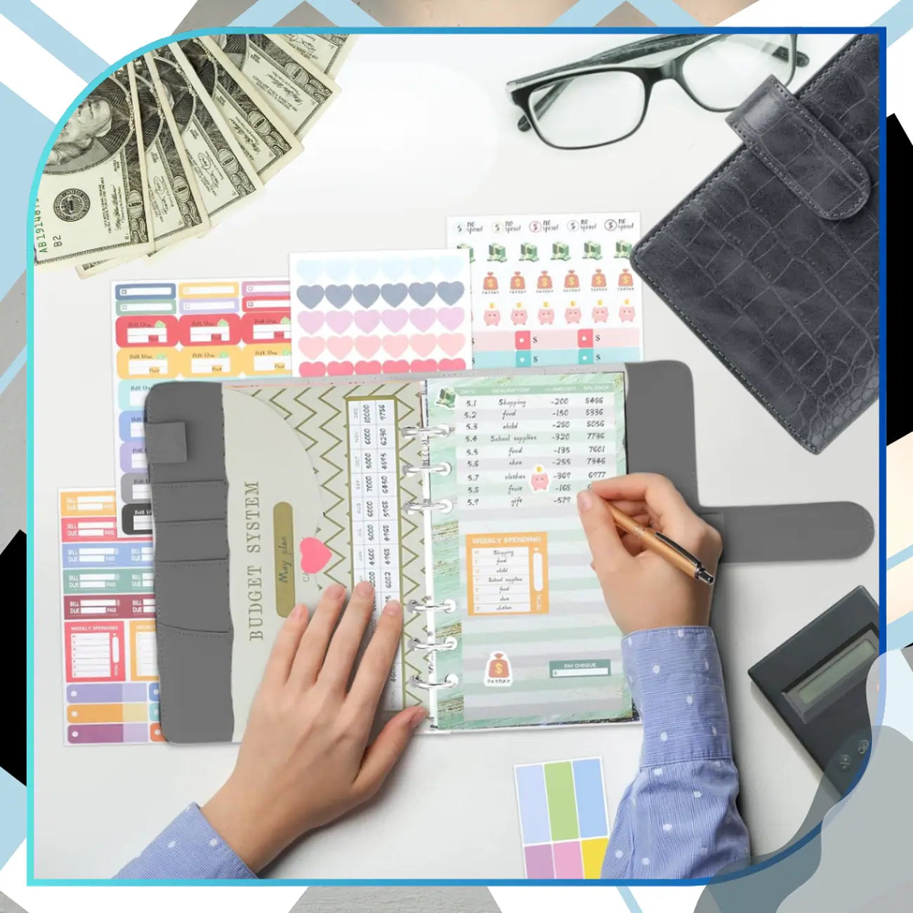 Finanšu plānotājs, eko-āda