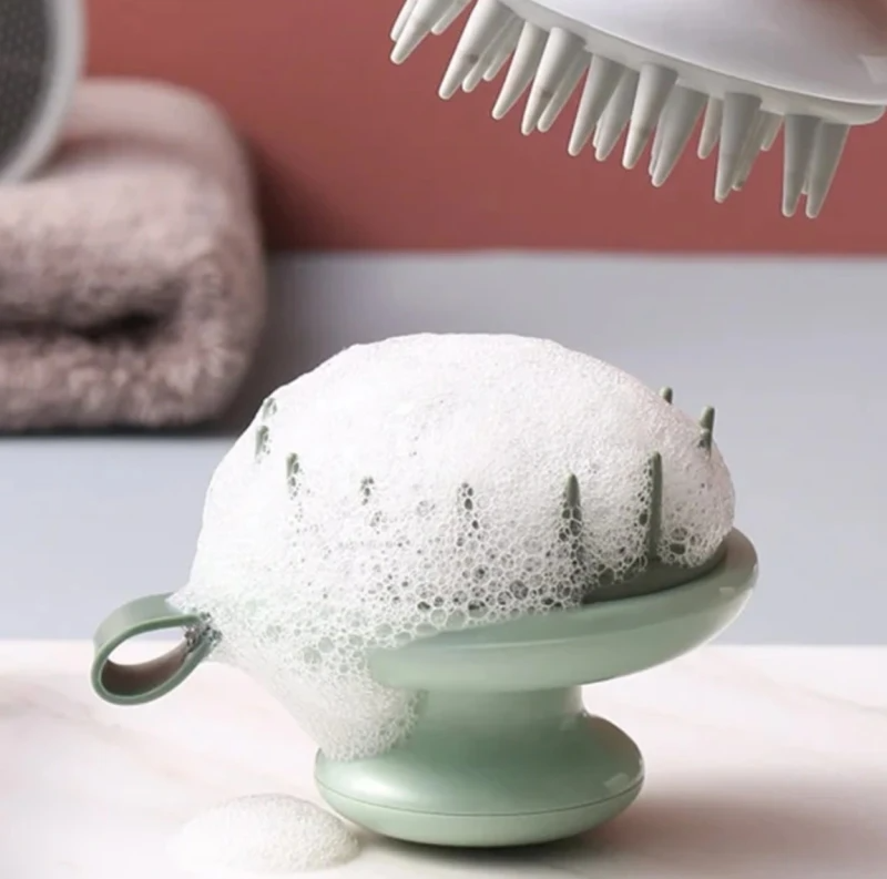 Galvas ādas masieris V1, zaļš P358