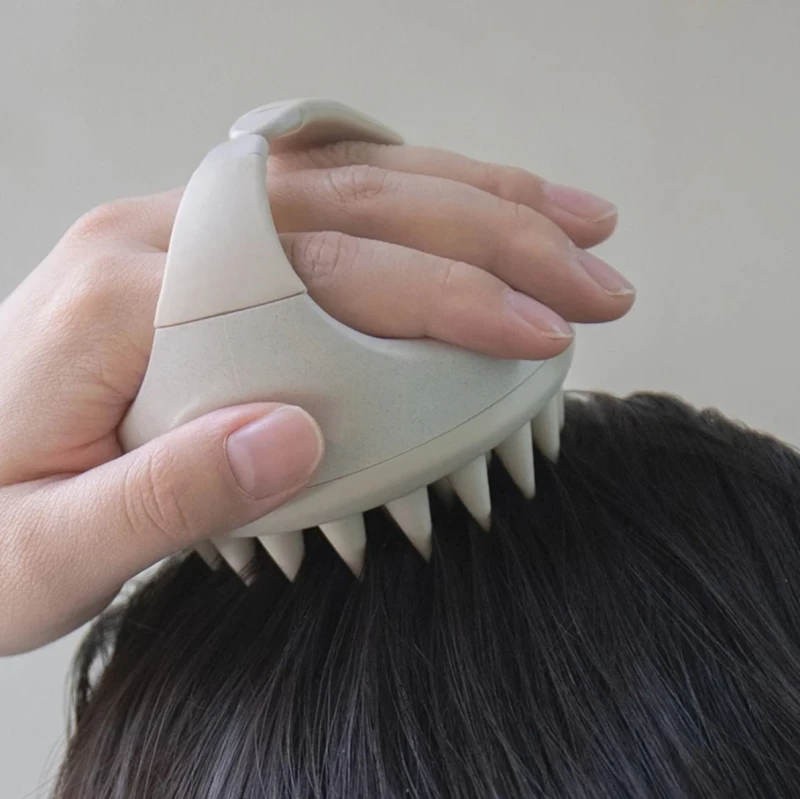 Galvas ādas masieris V6, pelēks P353