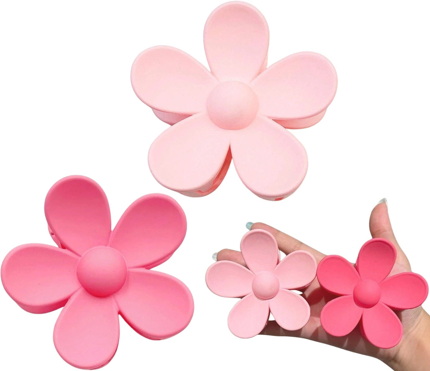 Boho ziedu matu sprādžu komplekts P352