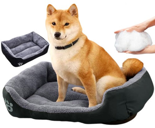 Suņu gulta E27 melna