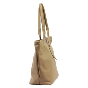 Luka 25-007 DOLLARO 2 viename taupe odinė rankinė taupe