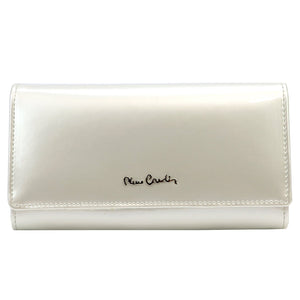 Pierre Cardin 07 SHINY 100 smėlio spalvos piniginė beż