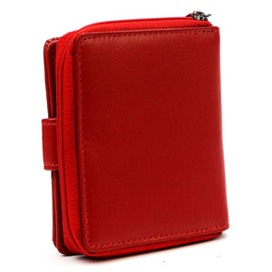Pierre Cardin TILAK155 2509 raudona odinė piniginė czerwony