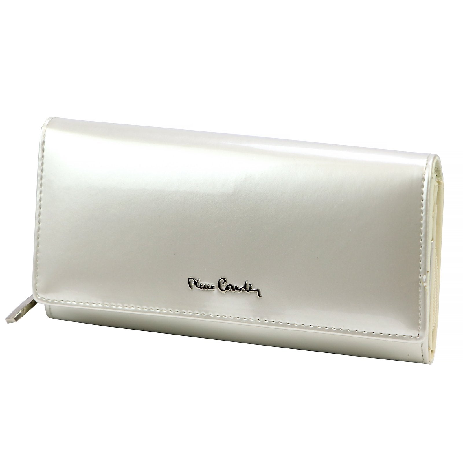 Pierre Cardin 07 SHINY 106 smėlio spalvos piniginė beż