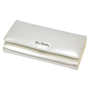 Pierre Cardin 07 SHINY 106 smėlio spalvos piniginė beż