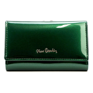 Pierre Cardin 07 SHINY 108 žalia piniginė zielony