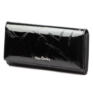 Pierre Cardin 02 LEAF 102 juoda piniginė czarny