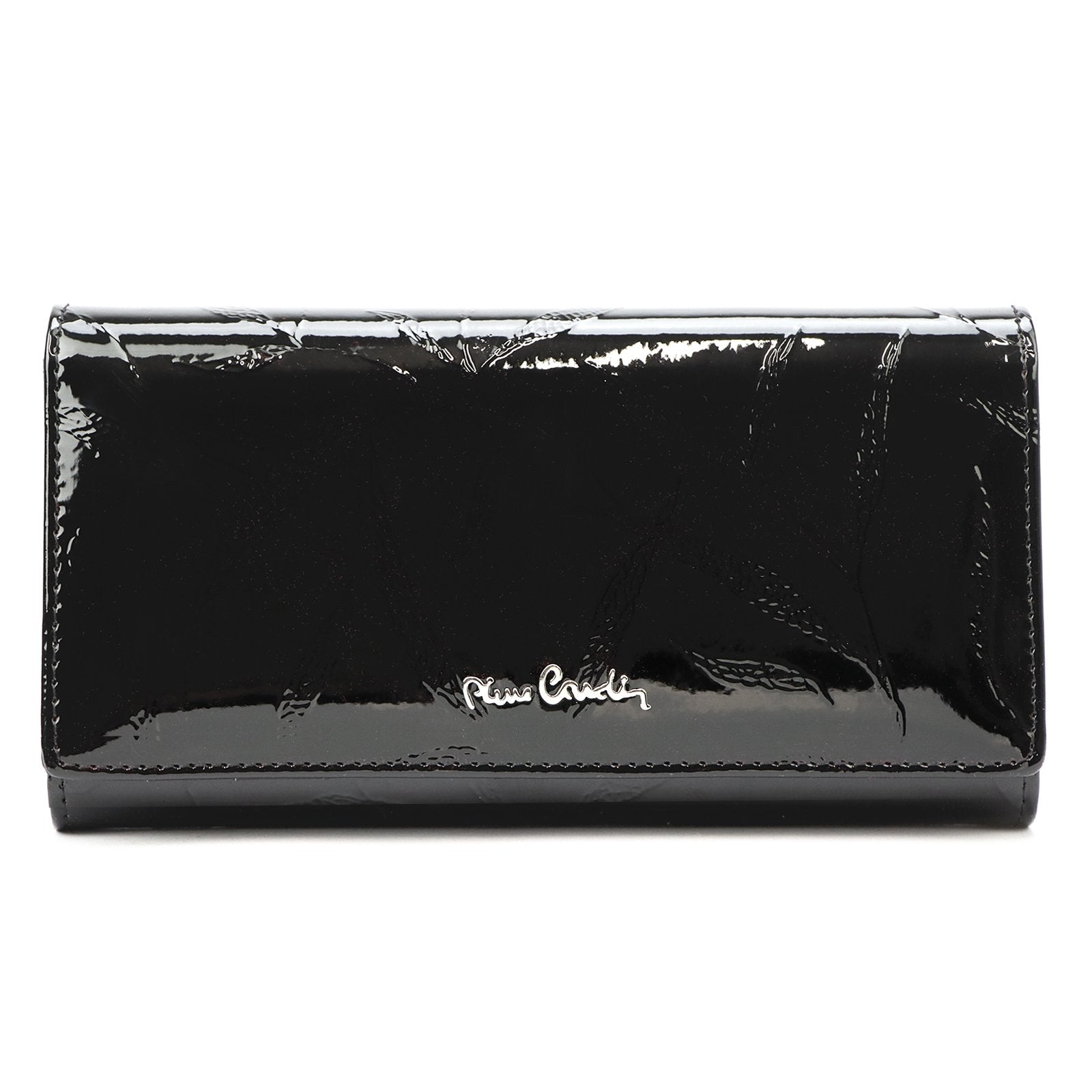 Pierre Cardin 02 LEAF 102 juoda piniginė czarny