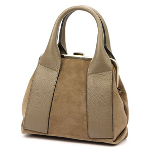 Luka 26-064 taupe natūralios odos rankinė taupe