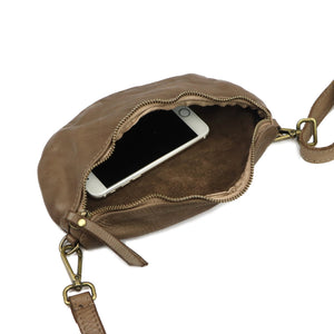 VS 060-108 taupe natūralios odos rankinė taupe
