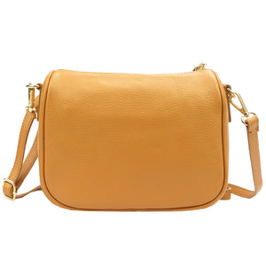 MiaMore 24-003 DOLLARO natūralios odos rankinė, camel-1 camel-1