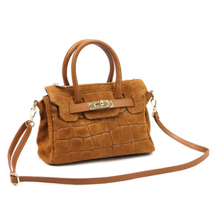 Luka 26-146 MINI CROCO camel-2 odinė rankinė camel-2