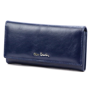 Pierre Cardin 06 ITALY 100 tamsiai mėlyna piniginė granatowy