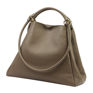 Luka 26-180 DOLLARO tamsiai taupe odinė rankinė taupe scuro