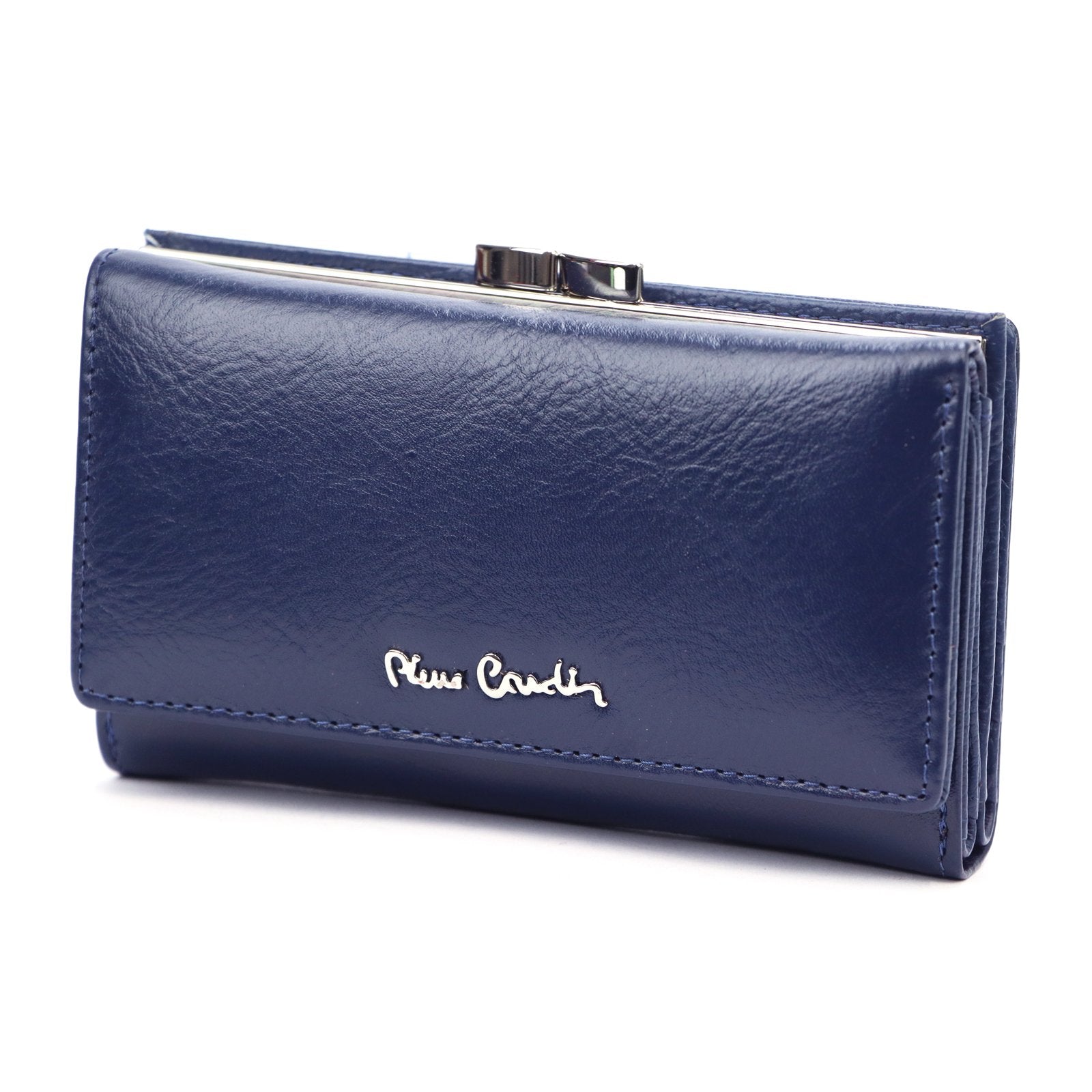 Pierre Cardin 06 ITALY 108 tamsiai mėlyna piniginė granatowy