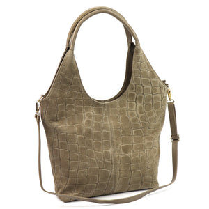 Luka 26-013 CROCO fango natūralios odos rankinė fango