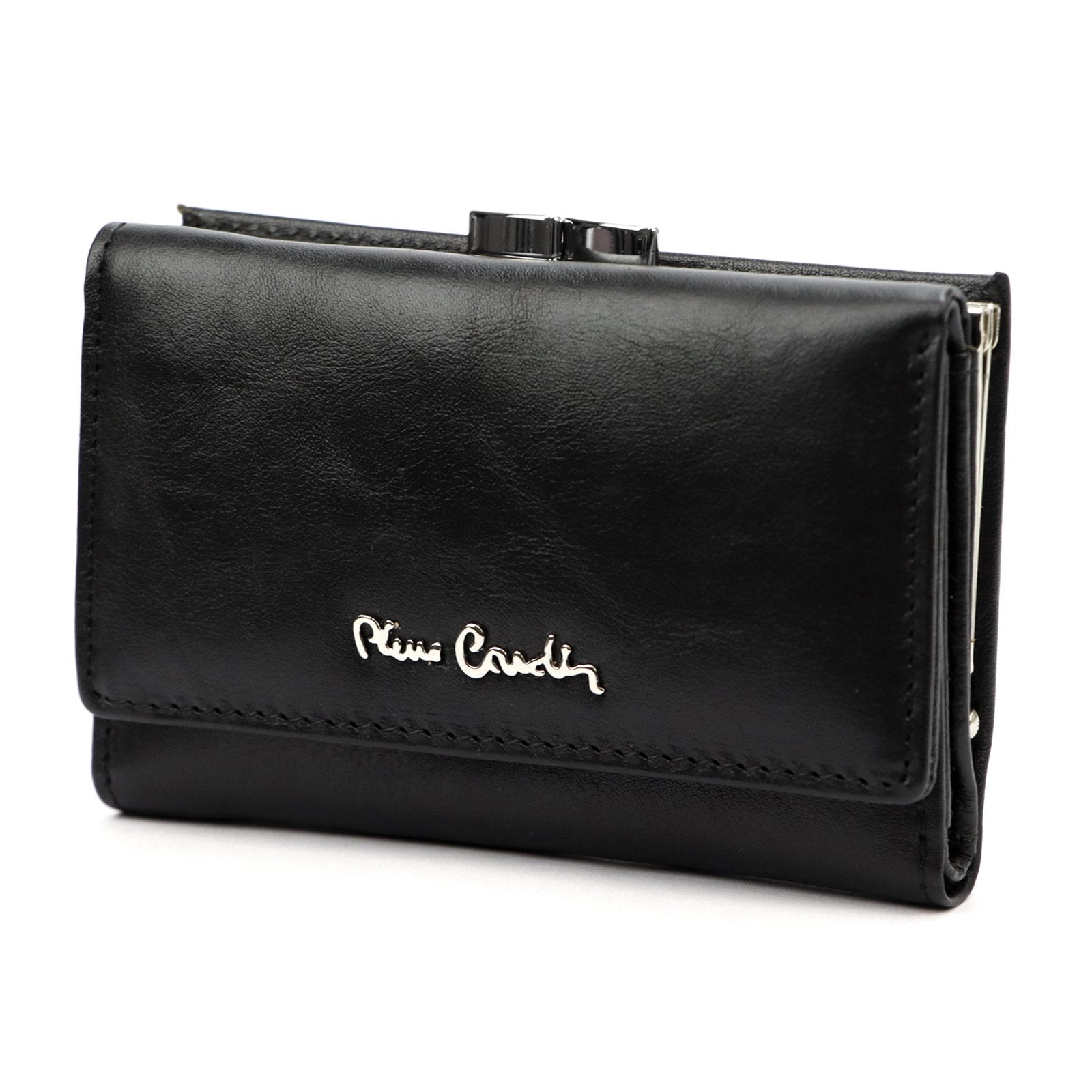 Pierre Cardin 06 ITALY 117 juoda piniginė czarny