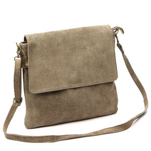 Luka 24-090 D taupe natūralios odos rankinė taupe