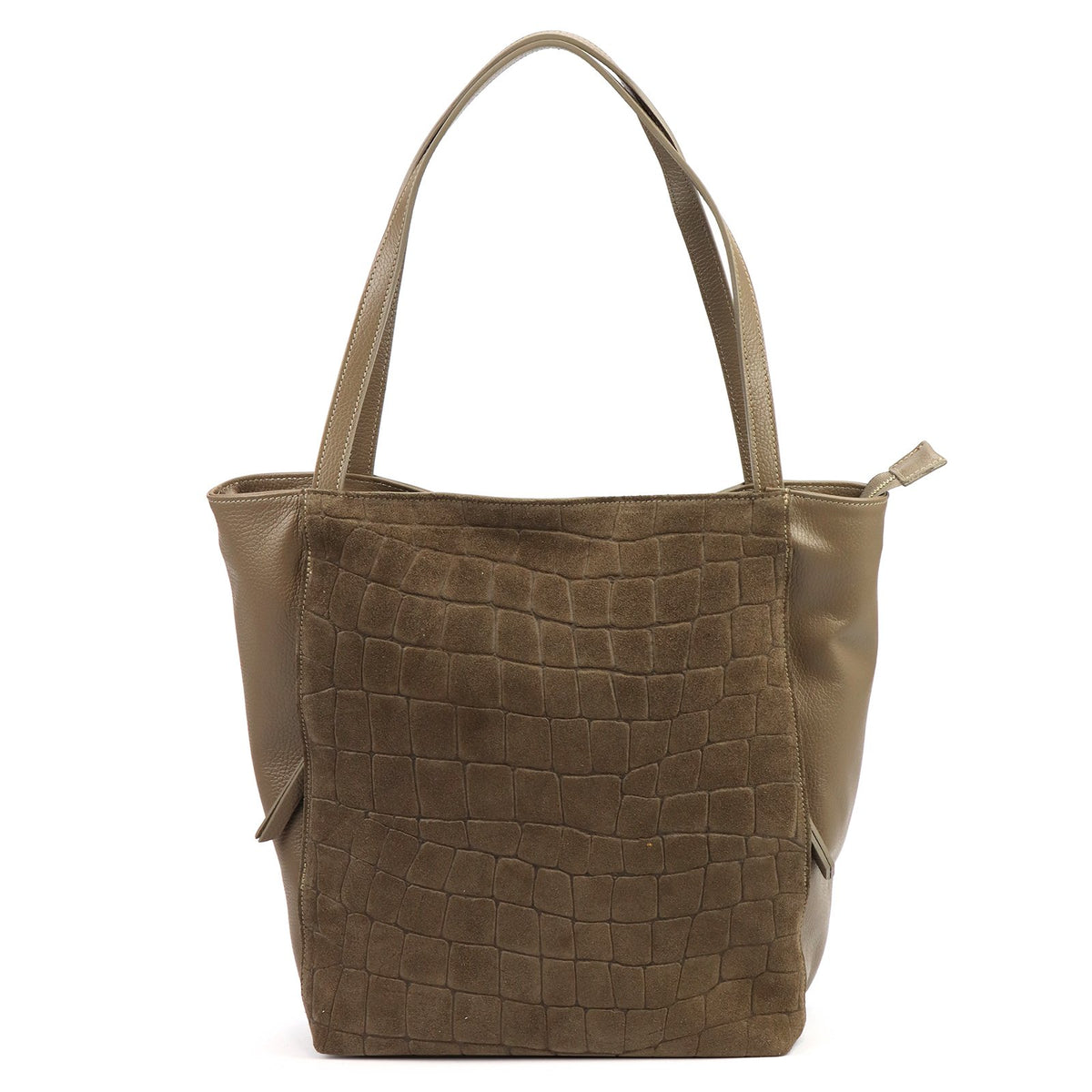 Luka 26-162 CROCO fango natūralios odos rankinė fango