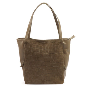 Luka 26-162 CROCO fango natūralios odos rankinė fango