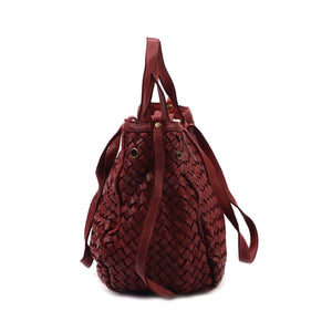 VS 101-564 bordo natūralios odos rankinė bordo