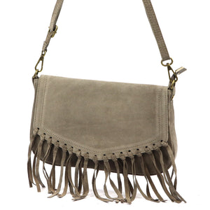 Luka 25-086 taupe natūralios odos rankinė taupe