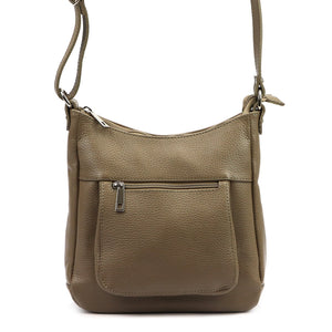 Luka 26-182 DOLLARO tamsios taupe spalvos odinė rankinė taupe scuro