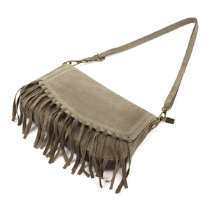 Luka 25-086 taupe natūralios odos rankinė taupe