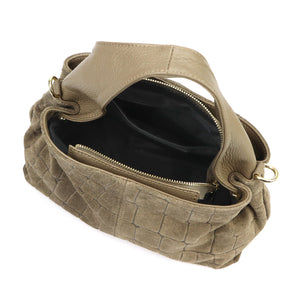 Luka 24-058 CROCO fango natūralios odos rankinė fango