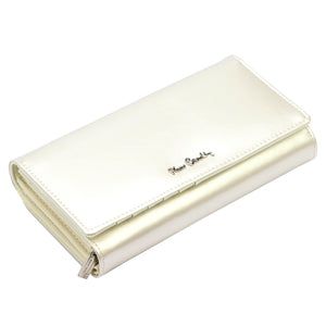 Pierre Cardin 07 SHINY 121 smėlio spalvos piniginė beż