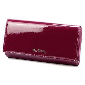 Pierre Cardin 07 SHINY 121 violetinė piniginė fioletowy