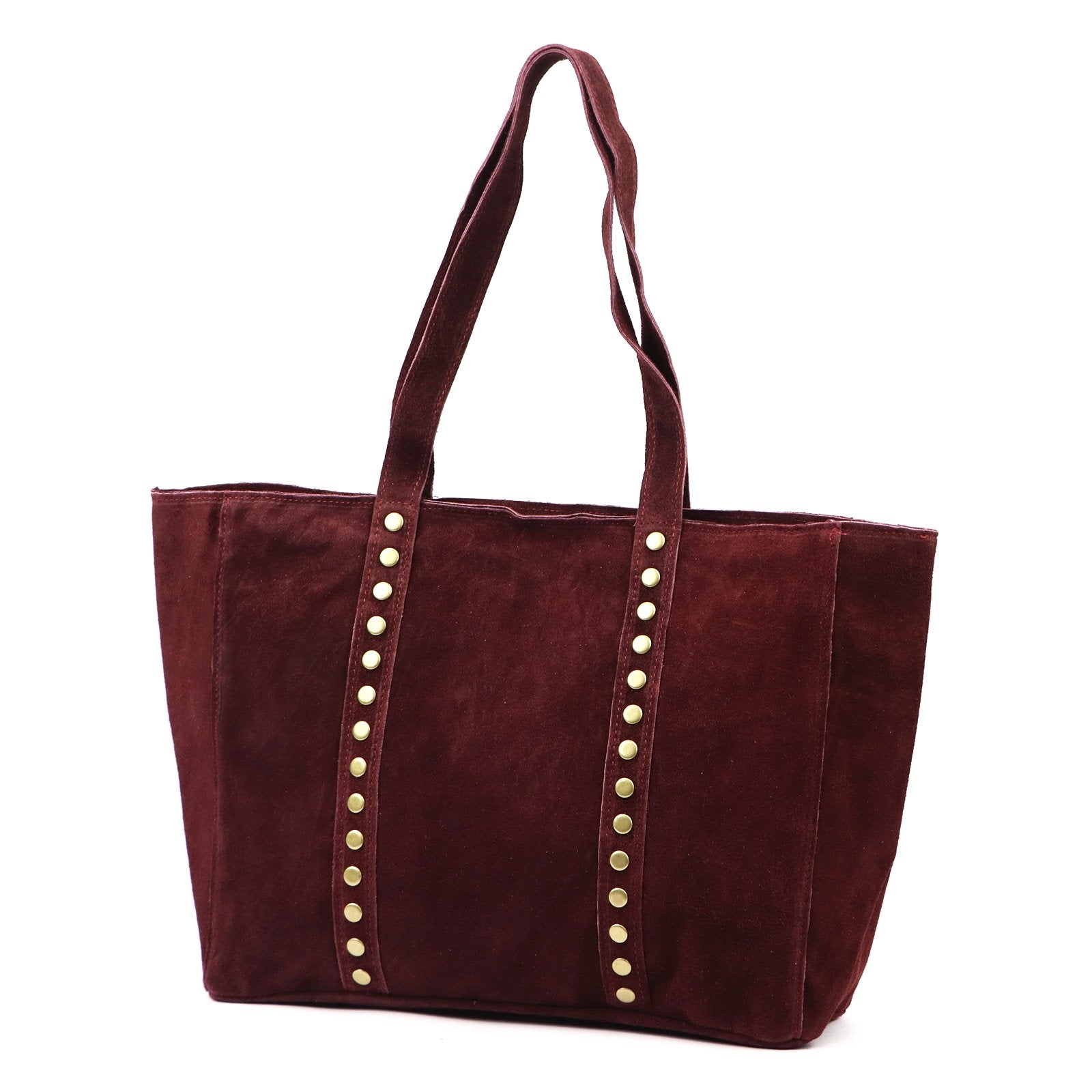 Luka 25-016 bordo spalvos natūralios odos rankinė bordo