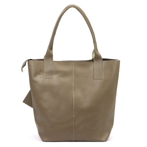 Luka 26-036 CROCO taupe natūralios odos rankinė taupe