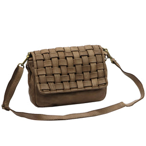 VS 104-635 tamsiai taupe natūralios odos rankinė taupe scuro