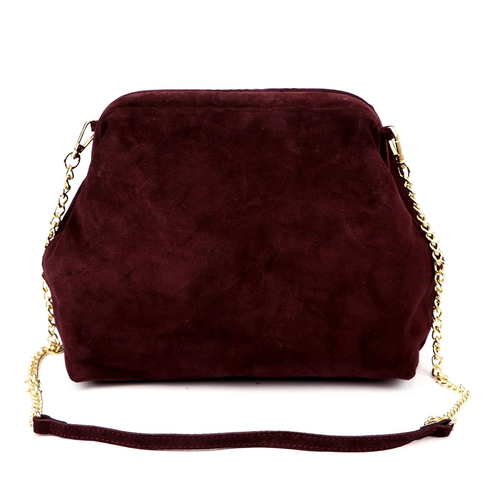 Luka 25-031 bordo spalvos odinė rankinė bordo